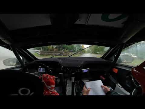 Onboard Adam Sroka - OS8 Rajd Wisły 2022