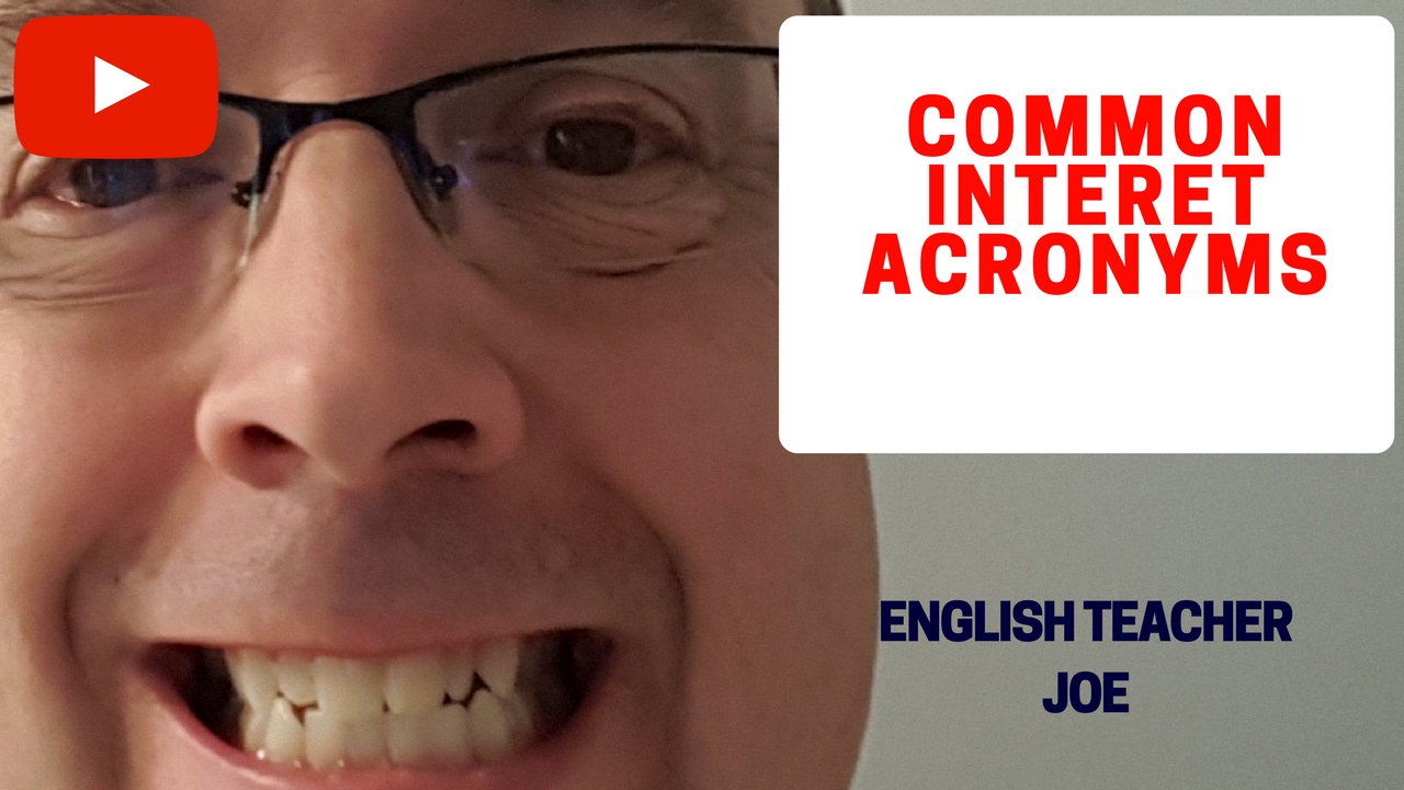 Learn English: Common Internet Acronyms