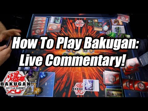 How To Play Bakugan TCG: Live Gameplay Commentary! (Step-by-Step)