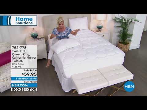 Concierge Collection Silvadur Overfilled Mattress Pad   ...