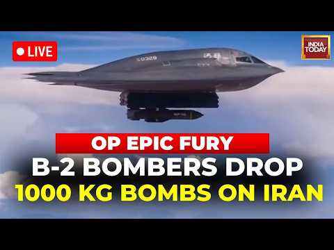 Iran-Israel-US War LIVE Update: B2 Bombers Drop 1000 KG Bombs On Iran | US Briefing On Iran War LIVE