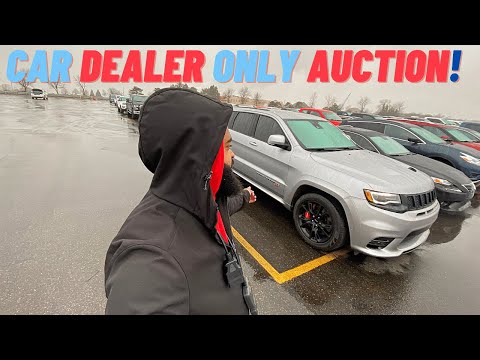 MANHEIM CAR DEALER ONLY AUTO AUCTION WALK AROUND &...
