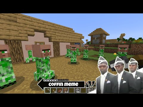 Coffin Meme but it's CURSED Part 7 - Minecraft