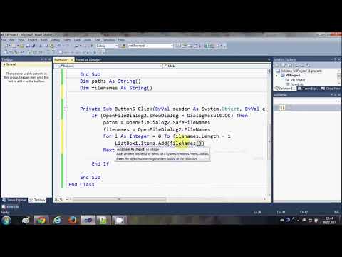 Visual Basic NET Tutorial 30 MP3 Media Player VB NET