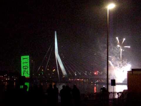 2011 Happy new year countdown in Rotterdam