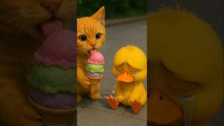 Download lagu Es Krim Bebek Direbut Kucing! Bebek Sedih Banget 😢🍦🐤🐱#bebeksedih #kucing #ai #shorts mp3