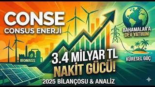 Consus Enerji 2025 Analizi: Güçlü Nakit Pozisyonu ve Küresel Açılım! ⚡