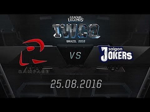 [25-08-2016] RPG vs SAJ [ IWCQ 2016 Brazil ] - Rampage vs Saigon Jokers