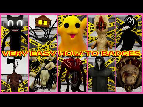 Roblox Update - How to get 20 Badges in  SCP MORPH