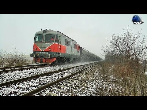 Fluieroasa 60-1151-9 Whistle Loko in Action in Viscol/Blizzard in Episcopia Bihor - 05 January 2019