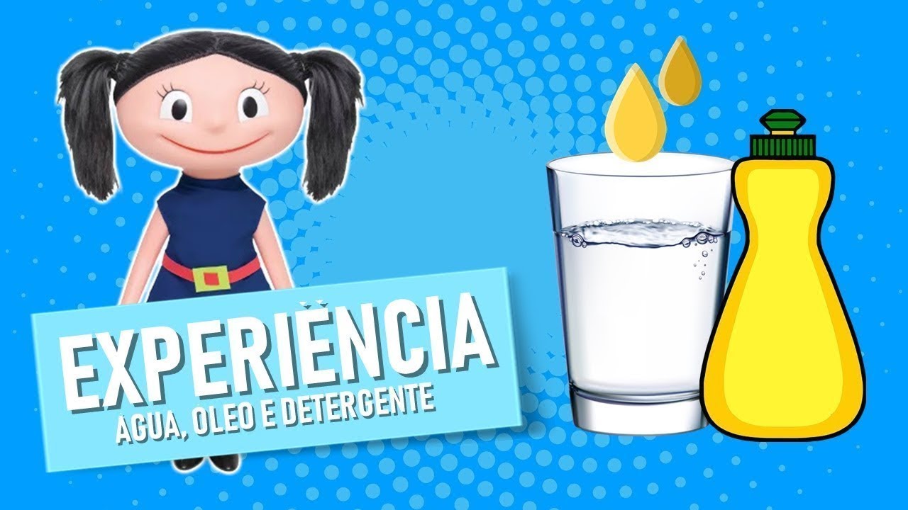 EXPERIÊNCIA PARA CRIANÇAS | ÁGUA, ÓLEO E DETERGENTE | Mundo Kids TV