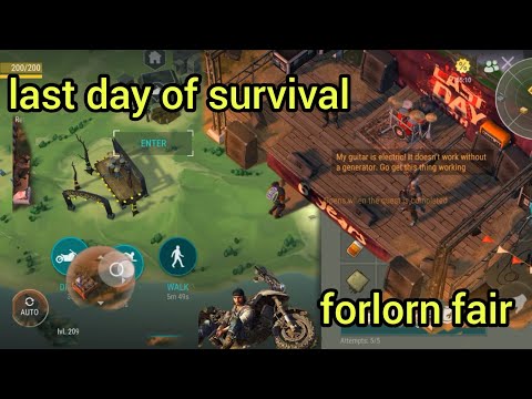 FORLORN FAIR LVL 30 - I GOT SUPER LOOT FROM ticket|| last day on earth survival