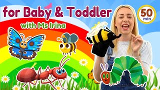 Toddler Education | Butterfly, Caterpillar, Ant, Anthill, Bee, Honey, Beehive | Numbers &amp; Colours