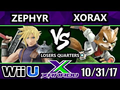 S@X 226 Smash 4 - Zephyr (Cloud) Vs. Xorax (Fox) - SSB4 Losers Quarters - Smash for Wii U.