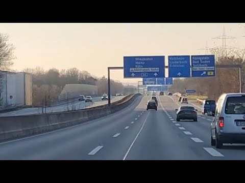 Driving in Germany _ A amazing drive on Highway/autobahn A66  PLEASE LIKE&SUBSCRIBE 