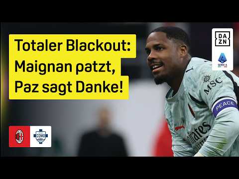 Leaos Lupfertor rettet Maignan: AC Milan - Como Calcio | 24. Spieltag | Serie A | DAZN Highlights