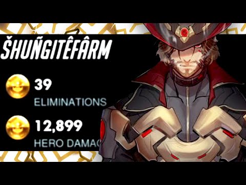 GALE TOP 120 MCCREE MAIN! 39 ELIMS! [ OVERWATCH SEASON 25 TOP 500 ]