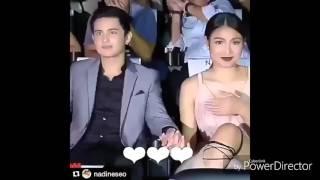 James Reid Attempts to hold Nadine&#39;s hand inside the cinemaHD