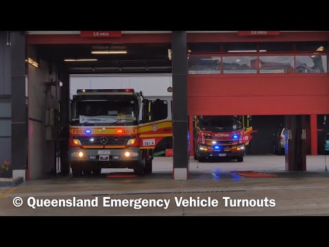 [CAPA] QFRS - 501A (1105) + 501J (1531) Responding | Automatic Fire Alarm, Brisbane CBD, QLD