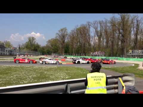 Ferrari challenge Monza 2014 start