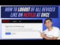 Sign Out User From All Devices Like Netflix Using One Line Of Code With Nodejs MongoDB In 2020