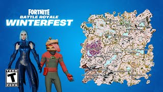 Fortnite Chapter 6 - Season 1: Winterfest Map Concept