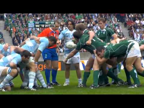 Rugby 2007. Pool D. Ireland v Argentina