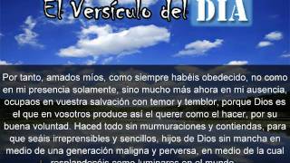 Miniatura del video: El versiculo del dia .com - Filipenses 2 v12-15