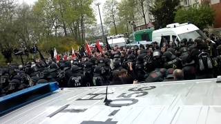 preview picture of video 'Rechte Demo am 1. Mai 2013 in Erfurt'