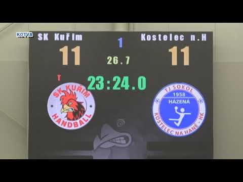 4 kolo II.ligy házené SK Kuřim : Sokol Kostelec na Hané, 2 část.