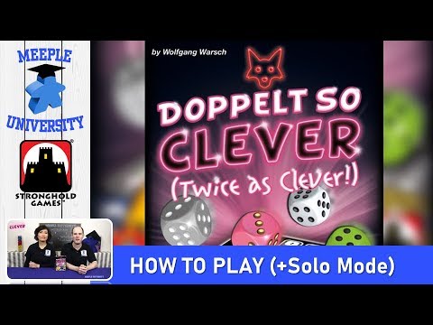 Doppelt So Clever Board Game – How to Play (Incl. Solo & Skippable timestamp if you know Ganz Schon) - YouTube