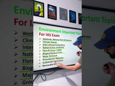 Environment Important Topics for IAS Exam
