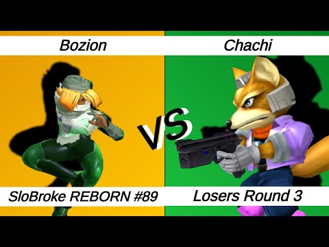 SloBroke REBORN #89 – LR3 – Bozion ⟮Sheik⟯ vs Chachi ⟮Fox⟯