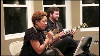 Julie Dexter and Jacob Deaton at an ALOMA Home Concert