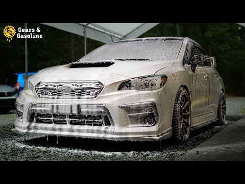 Detailing my STI after driving from Florida to Alaska