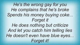 Amanda Lear - Forget It Lyrics