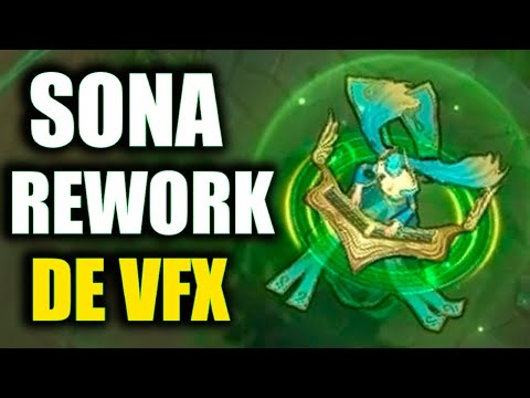 SONA REWORK VISUAL - TODAS AS SKINS (UPDATE VFX) LOL