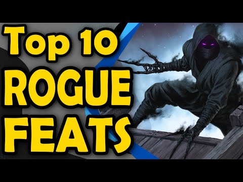 Top 10 Feats To Support Your Rogue Play style DnD 5e