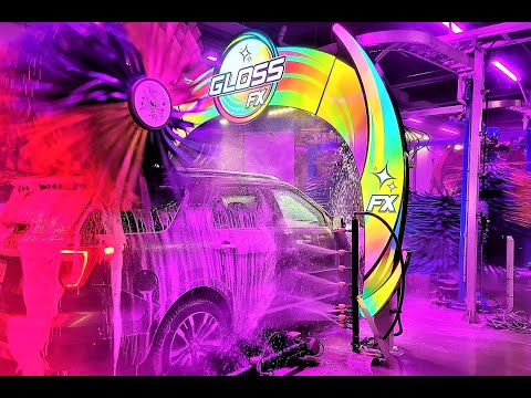 Foam Carwash Express Tunnel Video