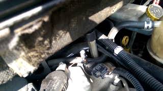 Chrysler replacing camshaft position sensor