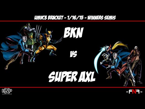 FNF - 1-16-15 - UMVC3 - BKN vs. Super AxL - Winners Semis