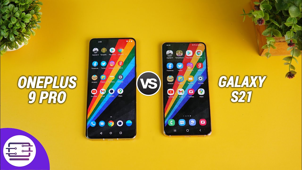 OnePlus 9 Pro vs Samsung Galaxy S21 Speedtest [SD888 vs Exynos 2100]