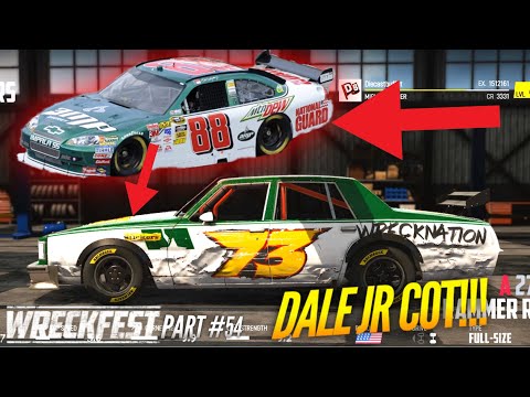 DALE JR COT DESTRUCTION TIME!!! WRECKFEST CAREER MODE PLAYTHROUGH PART #54 (XBOX ONE 1080P HD)