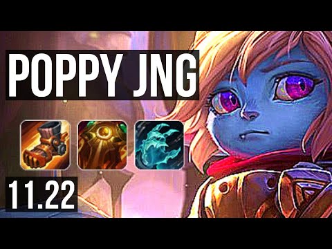 POPPY vs NOCTURNE (JNG) | Rank 4 Poppy, 3/2/8 | TR Master | 11.22