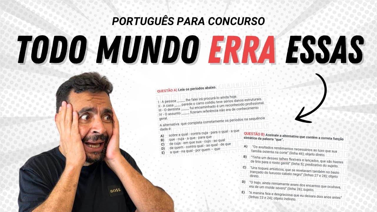 Acerte essas questões de Português e saia na frente da concorrência