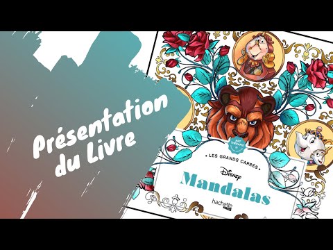 Mandalas Disney - les grands carrés Hachette Heroes