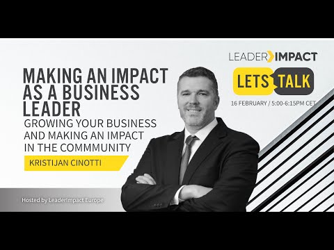 Let's talk with Kristijan Cinotti