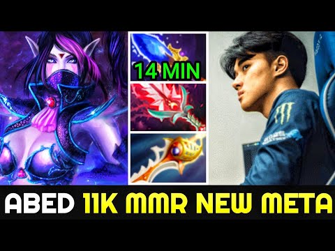 ABED 11K MMR New Meta Templar Assassin with First Item 14Min Scepter 7.26 Dota 2