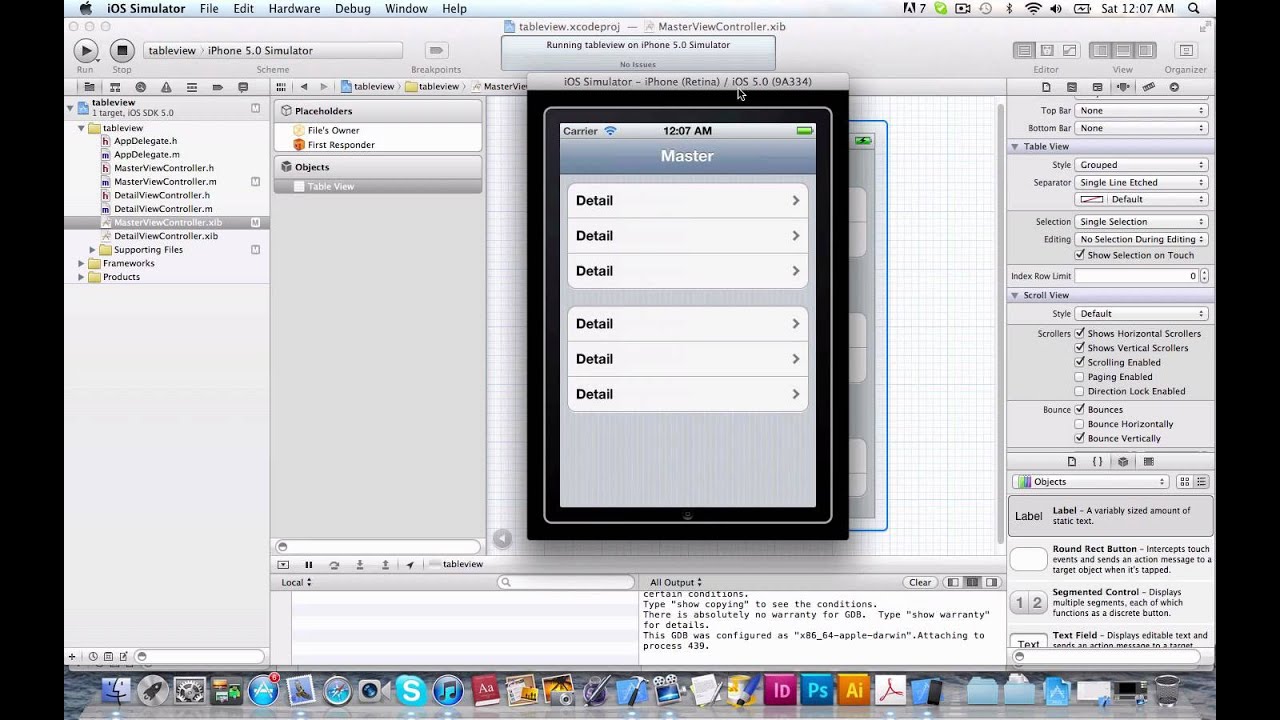 iOS App Development: TableView Basics