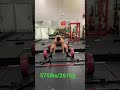 575lbs/261kg DEADLIFT SINGLE @19 Y/O